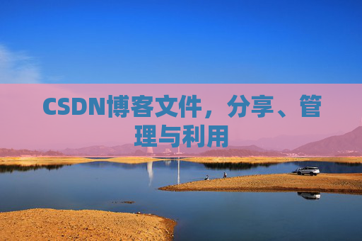 CSDN博客文件，分享、管理与利用